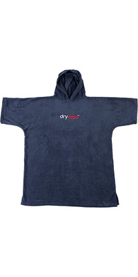 2024 Dryrobe Orgaanisesta Puuvillasta Valmistettu Hupullinen Pyyhe Robe V3 DOCTV3 - Navy / Blue